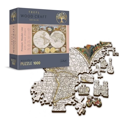 Holzpuzzle - Ancient World Map