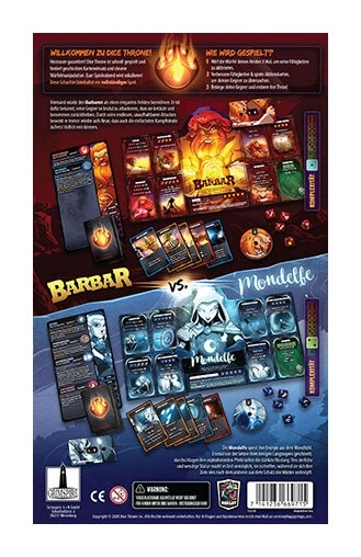 Dice Throne - Barbar vs. Mondelfe - Starter Box - Staffel Eins