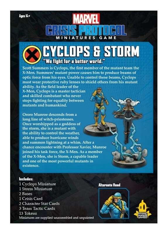 Marvel Crisis Protocol - Storm and Cyclops - EN