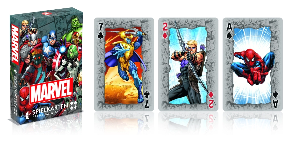 Number 1 Spielkarten - Marvel Universum