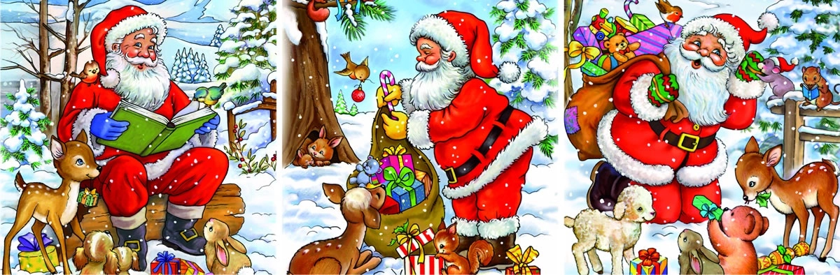 Weihnachtsmann - Tierbesuch