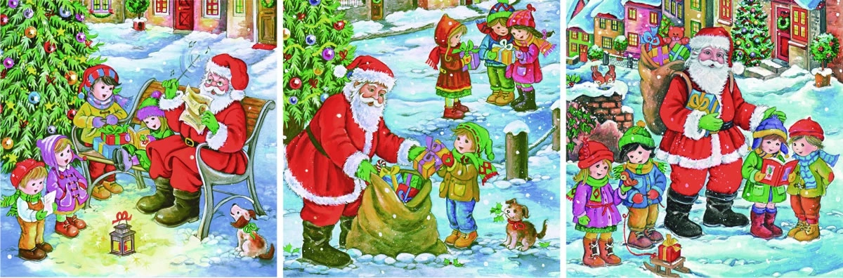 Weihnachtsmann - Kinderbesuch