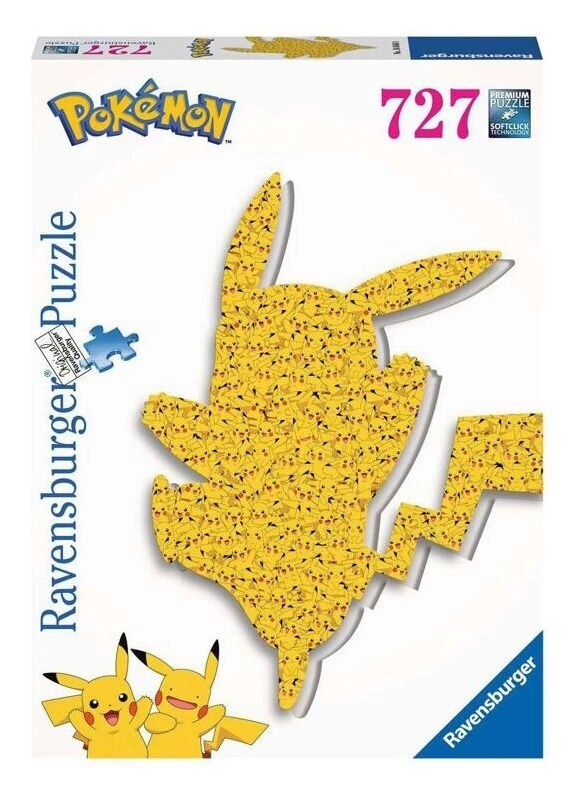 Pokémon Shaped Puzzle Pikachu (727 Teile)