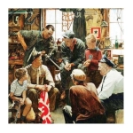 The Saturady Evening Post - Homecoming Marine - Norman Rockwell