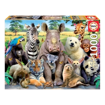 Zootiere Klassenfoto