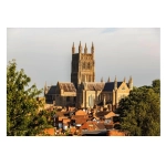 Worcester Cathedral viewed from Fort Royal Park