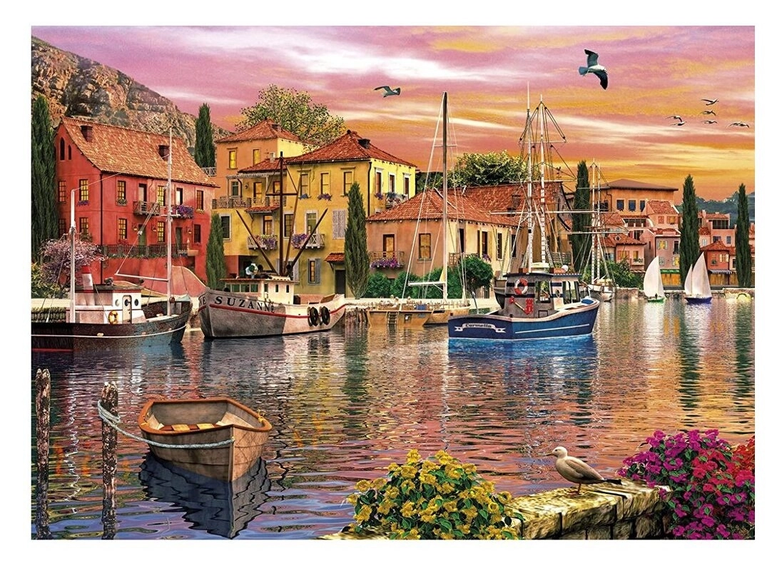 Sails at Sunset - Dominic Davison - 2x 500 Teile Puzzle