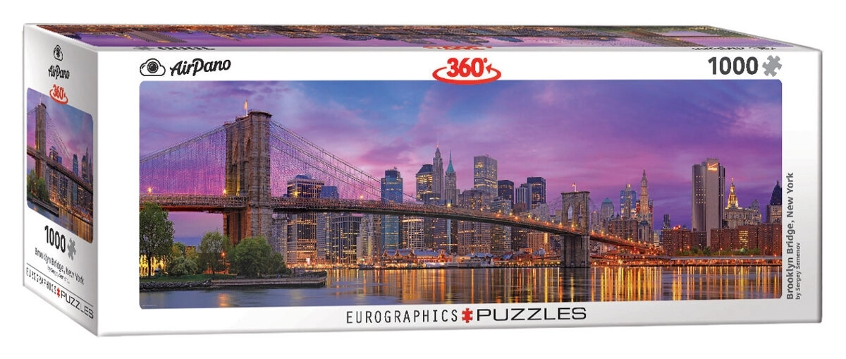 360° Blick auf die Brooklyn Bridge