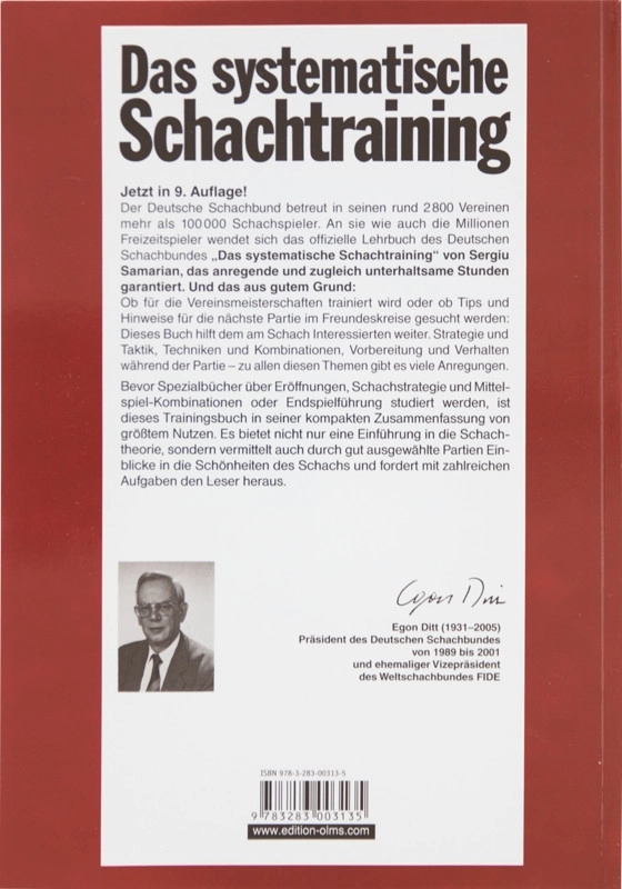 Das systematische Schachtraining