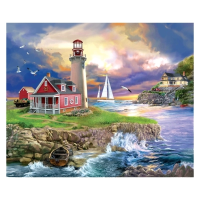 Sunset Point Lighthouse - Bigelow Illustrations