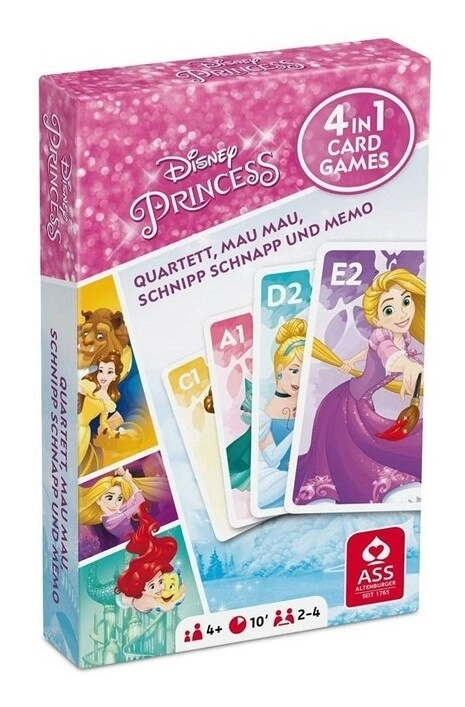 Disney Prinzessin - Quartett 4 in 1