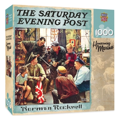 The Saturady Evening Post - Homecoming Marine - Norman Rockwell