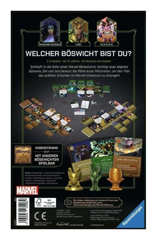 Marvel Villainous Erweiterung - Arglist & Schabernack