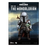 Beast Kingdom Egg Attack Action - Statuina Mandalorian 17 Cm Con Stoffa, Accessori E Base