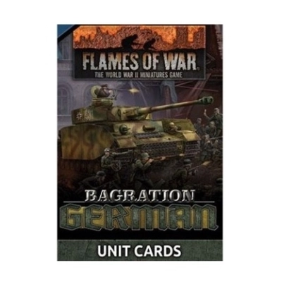 Flames Of War Bagration: German Unit Cards (70x Cards) - EN