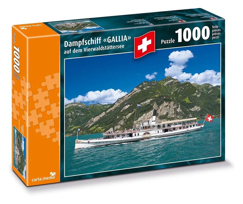 Dampfschiff Gallia - Auf dem Vierwaldstättersee