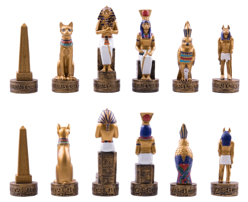 Schachfiguren Antikes Ägypten - 80mm
