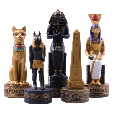 Schachfiguren Antikes Ägypten - 80mm