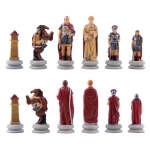Schachfiguren Römer vs Ägypter