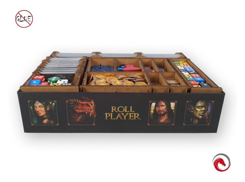 e-Raptor - Sortiereinsatz für Roll Player aus Holz
