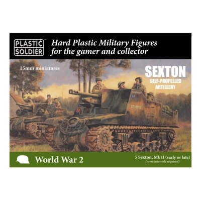 15mm WWII Sexton Self Propelled Gun