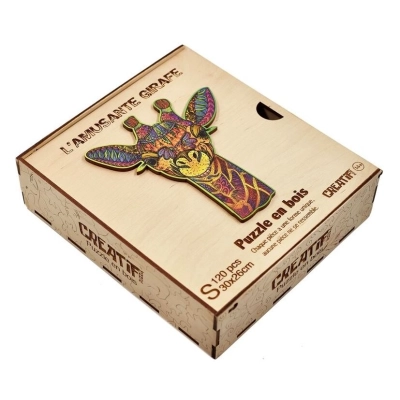 Holzpuzzle - Die Lustige Giraffe