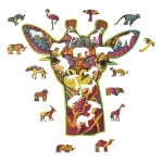 Holzpuzzle - Die Lustige Giraffe