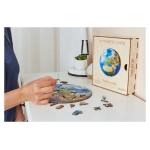 Holzpuzzle - Die Erde