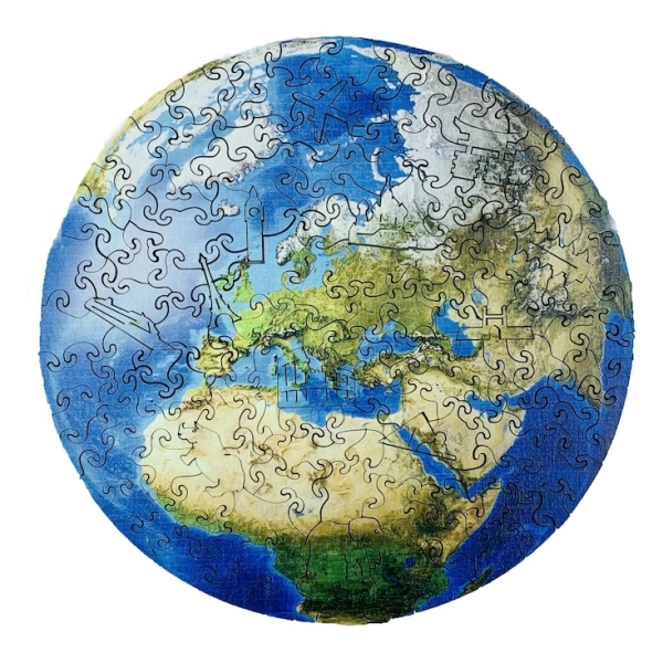 Holzpuzzle - Die Erde Holzpuzzle - Die Erde