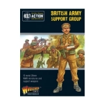 Bolt Action 2 British Army Support Group (HQ, Mortar & MMG) - EN