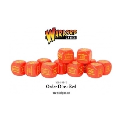 Bolt Action 2 Bolt Action Orders Dice - Red (12)