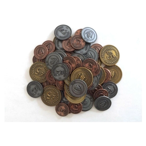 Viticulture Metal Lira Coins