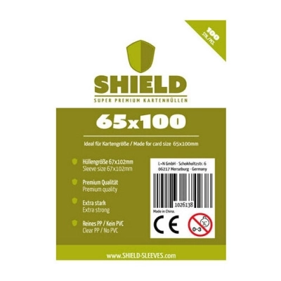 Shield Thin - 100 dünne Kartenhüllen (65 x 100mm)