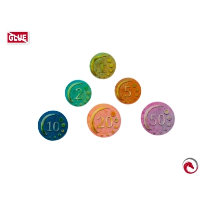 Token and Markers: Set of Money 50 (10 Stück)