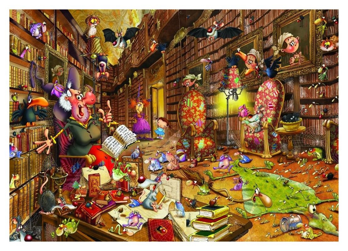 Hexe in der Bibliothek - Francois Ruyer
