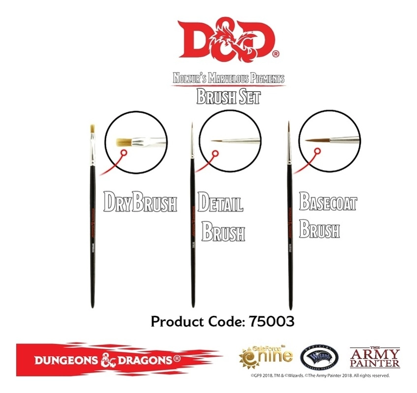 D&D Nolzur's Marvelous Pigments - Brush Set