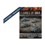 Flames of War Sd KfZ 223 Heavy Scout Troop (x4)