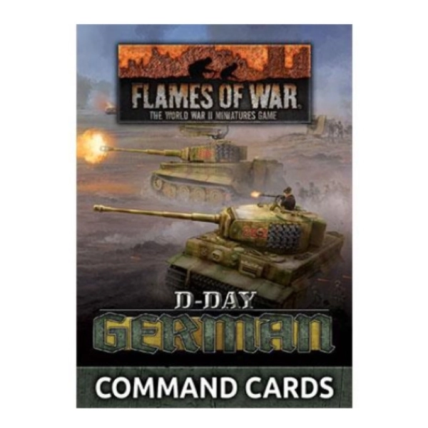 Flames of War D-Day German Command Cards (x50 cards)