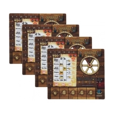 Tiny Epic Pirates Player Mat Sets