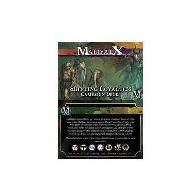 Malifaux Shifting Loyalties Campaign Deck