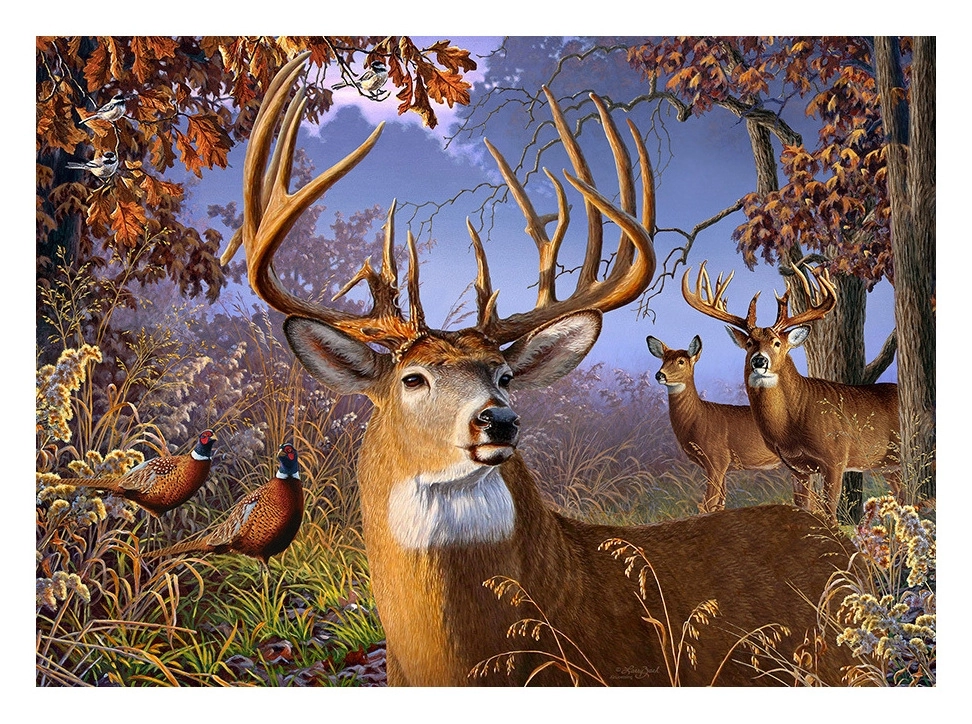 Deer and Pheasant - Jack Pine