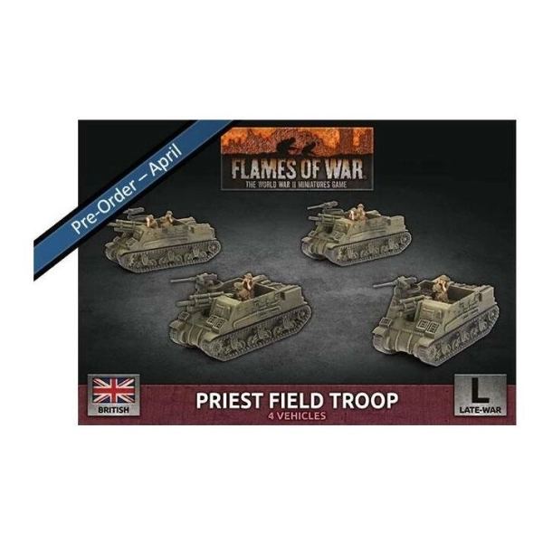 Flames of War Priest Field Troop (x4 Plastic)