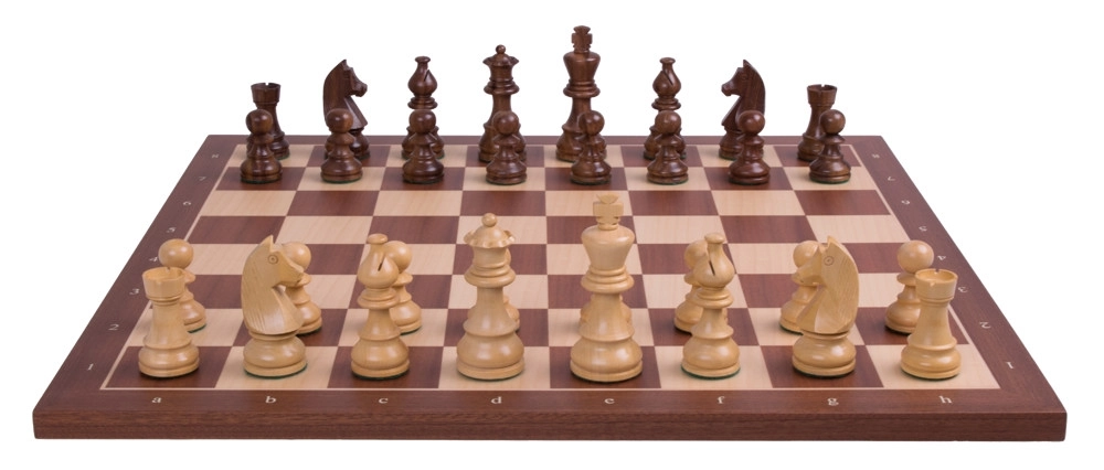 Schachspiel Advanced Mahagoni - 45cm
