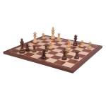 Schachspiel Advanced Mahagoni klein