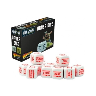 Bolt Action 2 Bolt Action Orders Dice White