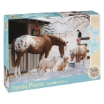 Winter Barnyard - Family Puzzle