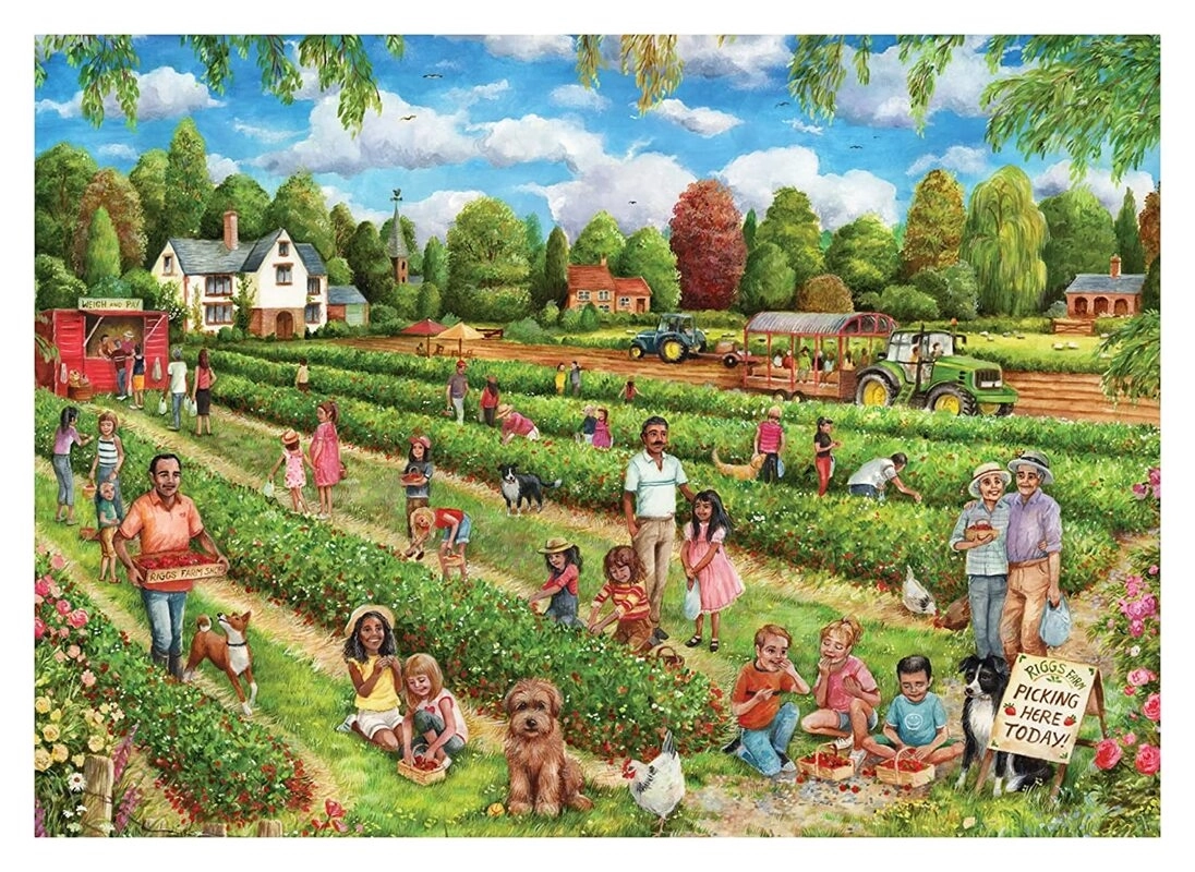 Strawberry Picking - Debbie Cook