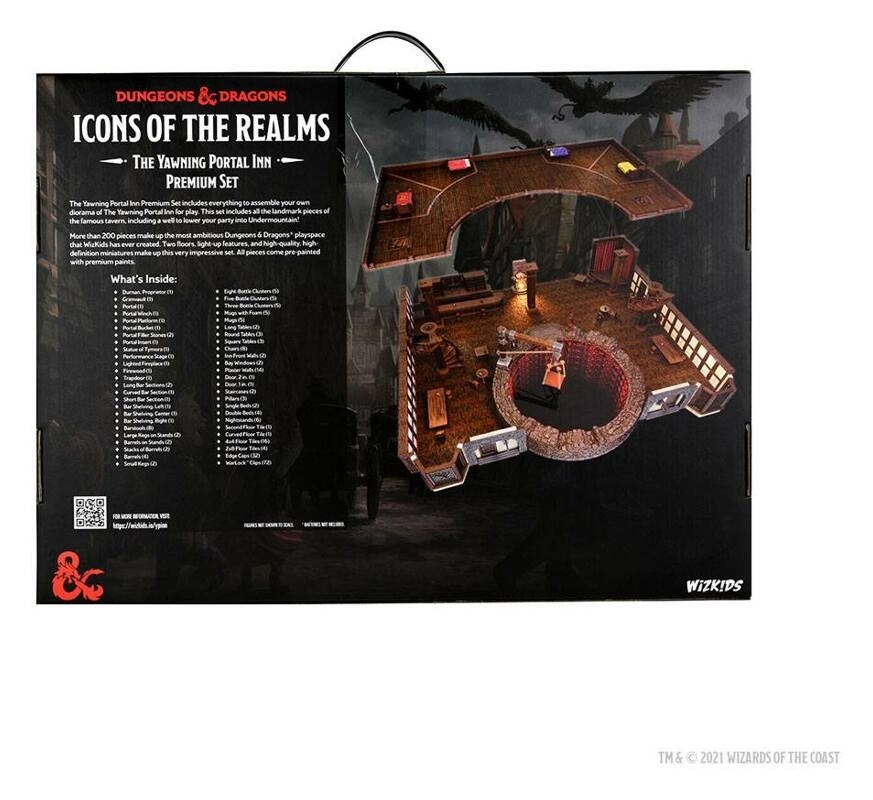 D&D Fantasy Miniatures Icons of the Realms The Yawning Portal Inn Premium Set