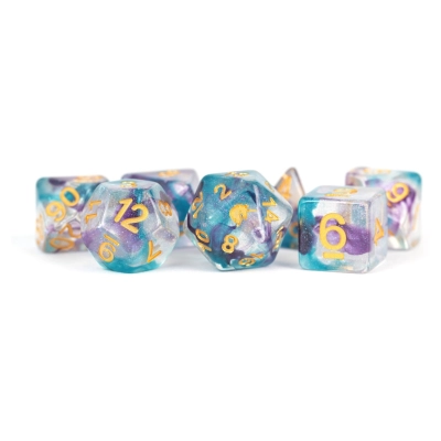 Unicorn Resin Polyhedral Dice Set Fancy Fae