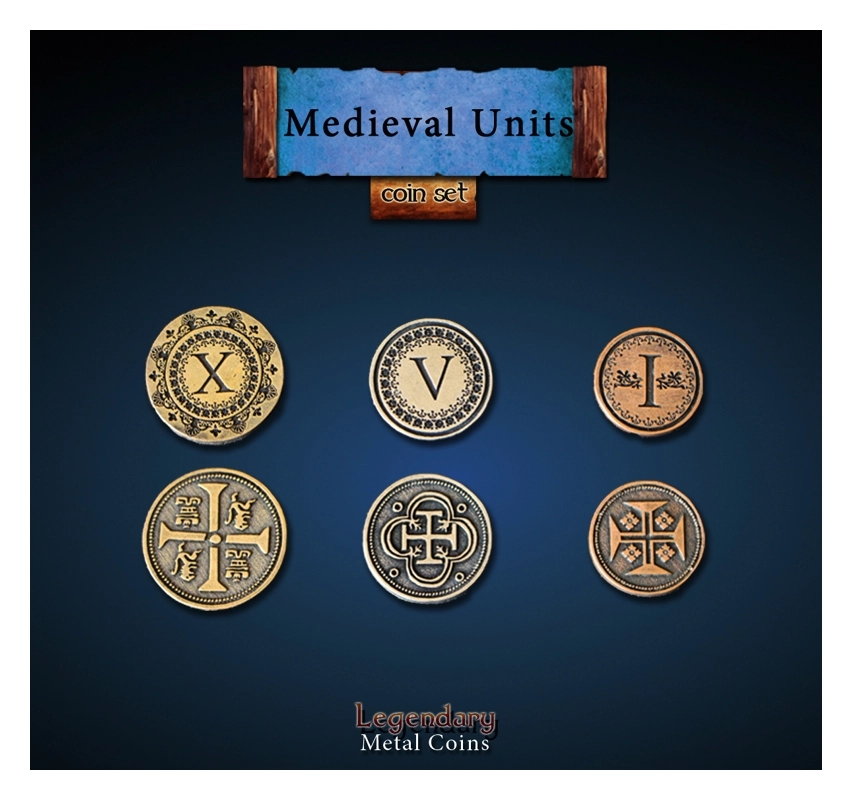Medieval Units Coin Set (24 Stück)